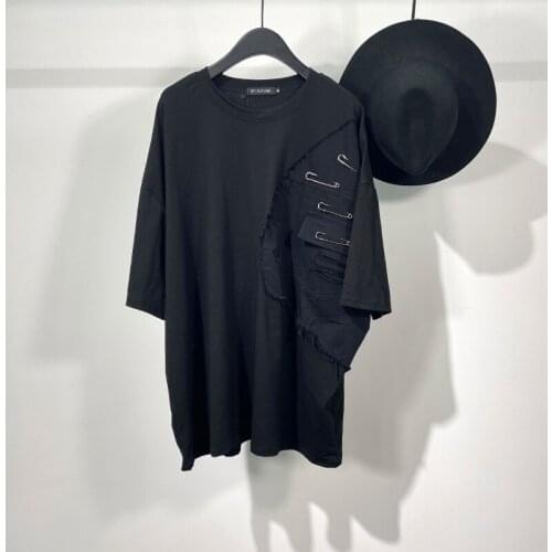 Owen seak Men T Shirt 100% Cotton Gothic Mens Clothing Hip Hop Tops Tees Summer Solid Sweetwear T Shirt