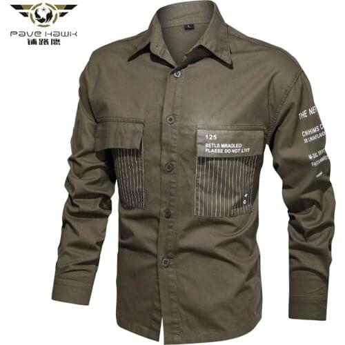 Мужские хлопковые рубашки Pave Hawk China At AliExpress