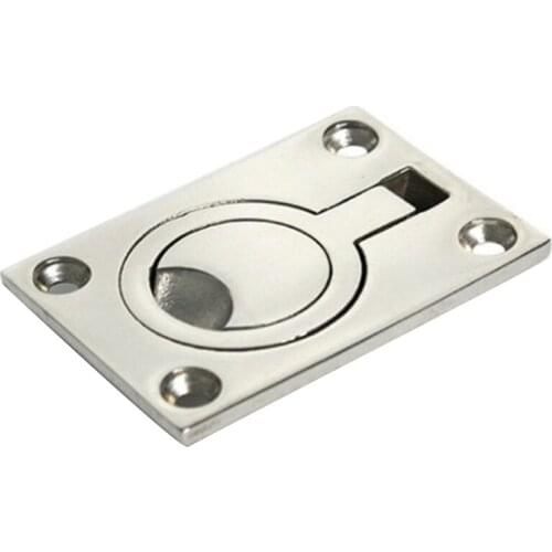 Durable Stainless Steel Marine Boat Yacht Deck Hatch Flush Pull Lift Locker Pull Handle Ring Door Knobs Handles Pull Ring