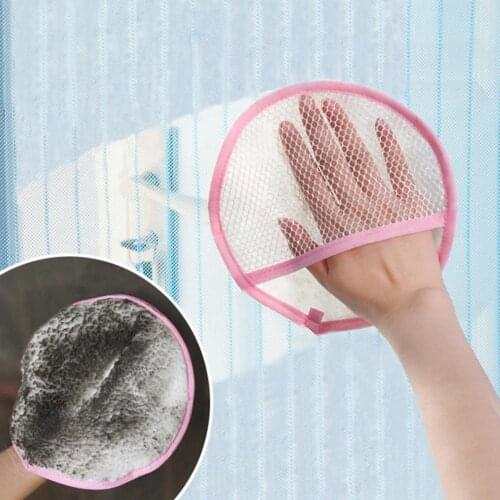 Screen Window Special Cleaning Gloves Dust Removing Brush Cloth Cleaner Duster Mitten Pad For Window Screen Mesh Curtain Clean