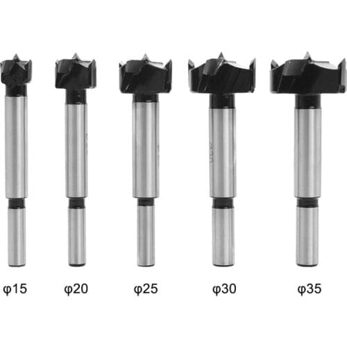 Sunshine 5 Pieces Woodworking Hole Opener 15 / 20 / 25 / 30 / 35mm