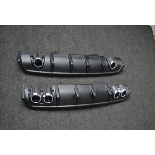 Fit For Honda Civic 2016 2017 2018 Rear Bumper Diffuser Bumpers Lip Protector Guard skid plate ABS finish 1Pes