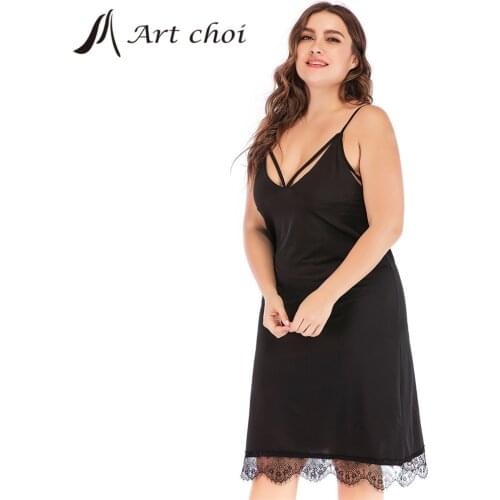 Female Satin Nightgown Lady Sexy Spaghetti Strap Night Dress Women Nighties Sleeveless Sleepwear Nightwear Pijama Plus Size