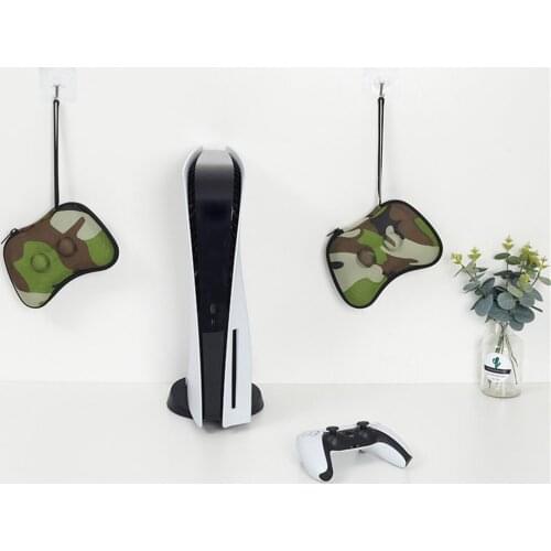 Game Controller Hard Shell Portable EVA Host Game Carrying Case Dustproof Bag for Sony PS5 DualSense Xbox Series X Controller