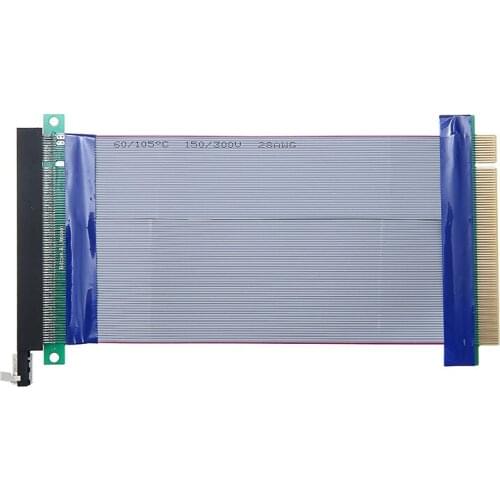 19cm High Quality PCI-E 16X to 16X Riser Card PCI Express Flexible Extension Cable Graphics Cards For Computer