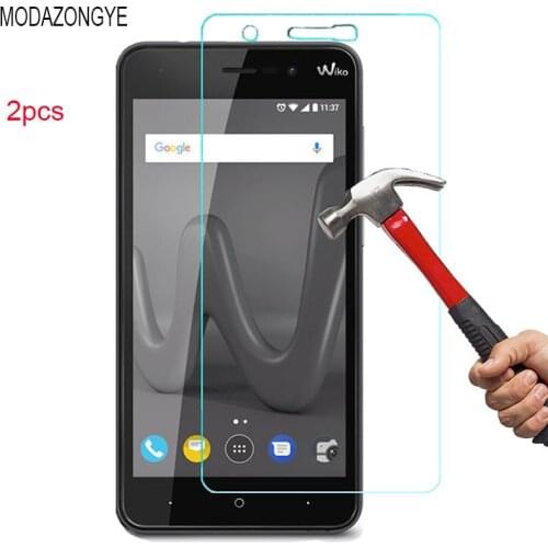 2pcs For Tempered Glass Wiko Lenny 4 Screen Protector For Wiko Lenny 4 Lenny4 Screen Protector Protective Glass Film MODAZONGYE