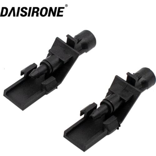 2 PSC Windshield Windscreen Wiper Washer Spray Nozzle For HONDA ACCORD For CRV 76810-TA0-A01 Black