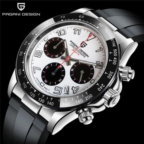 2021 New PAGANI Design Quartz Watch Mens Top Brand Automatic Watch Stainless Steel Waterproof Sports Chronograph Reloj Hombre