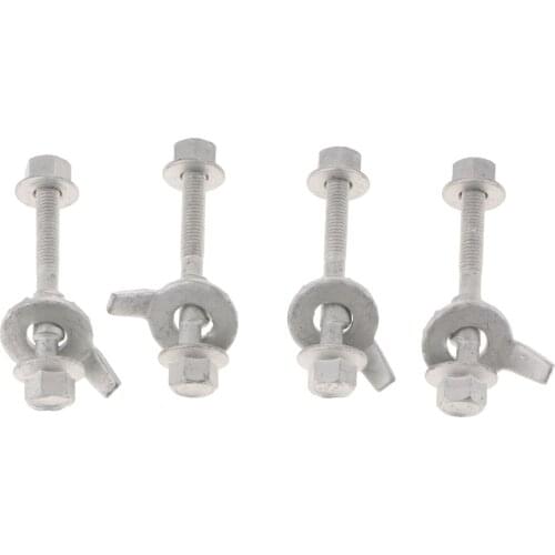 4 Pieces Four Wheel Alignment Camber Bolt Fittings Screw 12.9 Eccentric