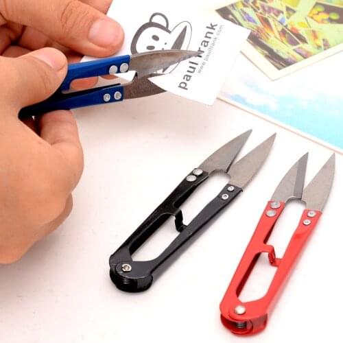 400PC New Arrival Trimming Scissors Nippers U Shape Clippers Sewing Embroidery Thrum Yarn High Quality Fast Shipping for DHL UPS