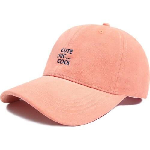 Letter Embroidery Cotton Casquette Baseball Cap Adjustable Snapback Hats for Men and Women 178