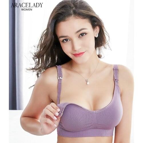 Nursing Bra - Wireless Bra Womens Sleeping Maternity Bras Breastfeeding Bras Bralette Feeding Baby Breastfeeding Breast A B C S