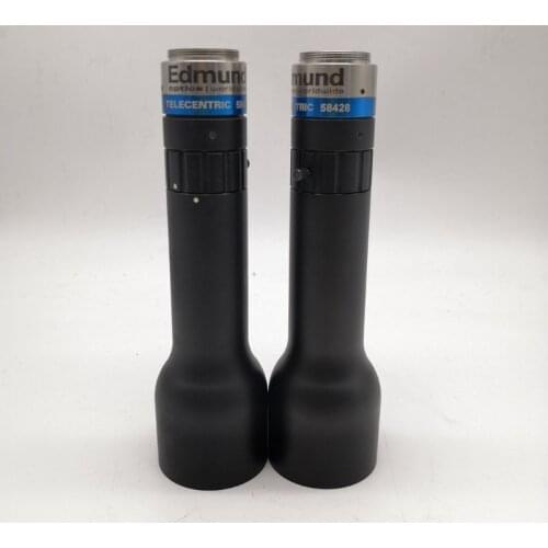 Used original Edmund Optics EO Silver TL 0.3X 58428 Industrial C-mount telecentric lens