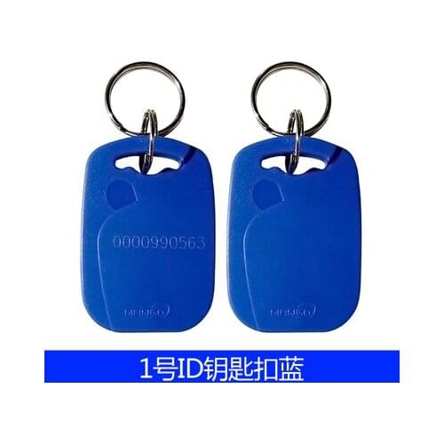 125KHz ID read only TK4100 EM4100 mango tags RFID passive keyfobs keychain 100pcs/Lot