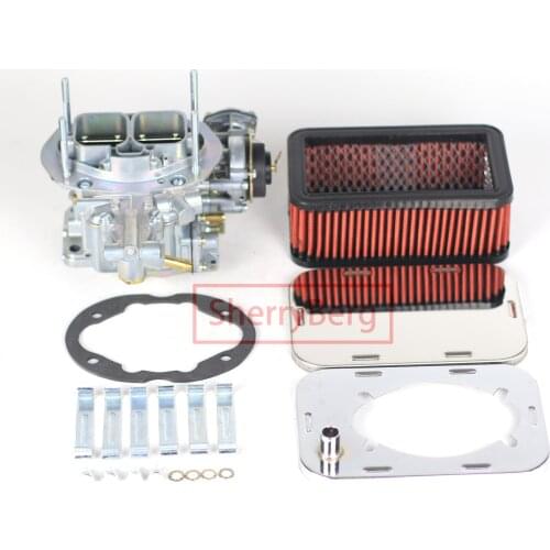 CARBURETOR CARB Carby + Air Filter 65mm EMPI 32/36 DFEV Electric choke For FIAT 124/131 Mazda Mitsunishi Dodge VW Ford BMW Weber