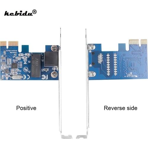 Kebidu PCI Express 1000Mbps Gigabit Ethernet PCI-E Network Card 10/100/1000M RJ-45 RJ45 LAN Adapter Converter Network Controller