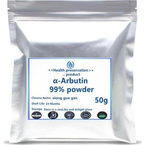 99% Alpha Arbutin Powder for Skin Whitening body lotion cream Supplement Anti-Wrinkle Spot Removing Cosmetics Antioxidant serum