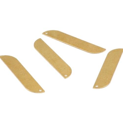 Brass Geometry Charms, Raw Brass Earrings Findings,Raw Brass Pendant,Knife Earrings Brass Charm,Jewelry Supplies,35mmx7mm-RB1112