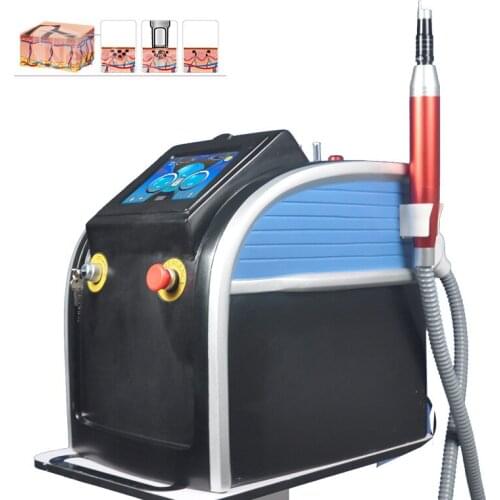 Picosecond 1064 nm 755nm 532nm Pico q switched Nd Yag Laser Pico Laser Tattoo Removal machine price