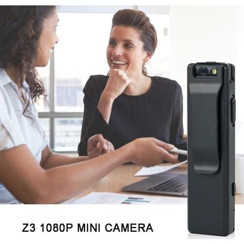 Z31080P Mini Camera Back Clip Motion Detection Action Cam Voice Video Recording For Policeman Room Surveillance Body Camera