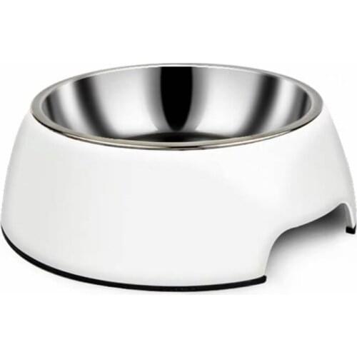 Fashion Pet Dog Stainless Steel Bowl Feeding Water Fountain Puppy Feeder Dogs Bowls French Bulldog Yorkie Dropshipping ZLD02