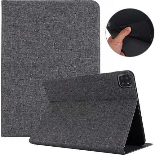 Soft Fabric Flip Cover For iPad Pro 12 9 Case 2021 2020 Stand Protective Tablet Case For iPad Pro 12.9 2021 2020 Coque Funda