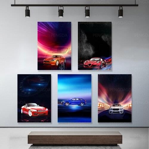 Canvas Wall Art HD Prints Poster Home Decoration Beautiful Cars Paintings For Landscape Bedroom Modular Pictures No Framework