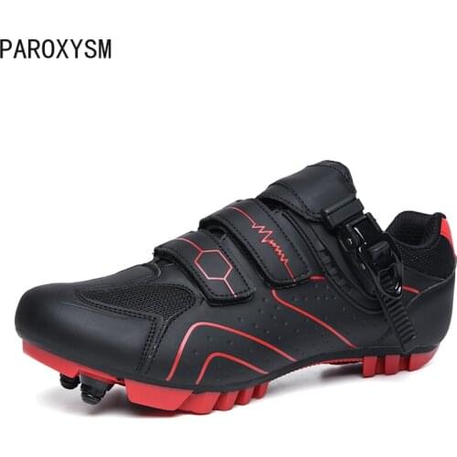 PAROXYSM New Large Size MTB Cycling Shoes Breathable Outdoor Road Racing Bicycle Ankle Boots Athletic Self-Locking Sneakers Men