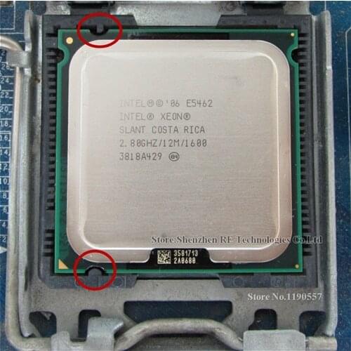 XEON E5462 2.8GHz 12M 1600Mhz CPU equal to Core 2 Quad Q9550 CPU works on LGA775 mainboard