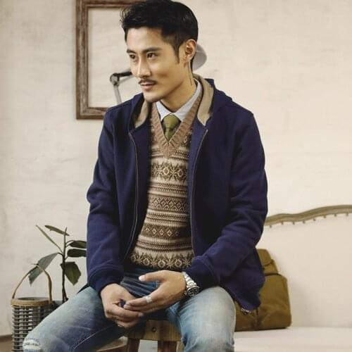 ROCK CAN ROLL Men's Zip Hoodies