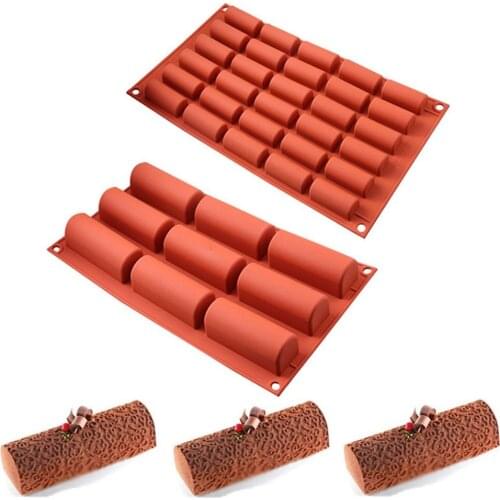 9 Grid Silicone Mold 3D Stick Shape For Chocolate Truffle Mousse Cake Dessert Mold DIY Baking Molds Baking Tool