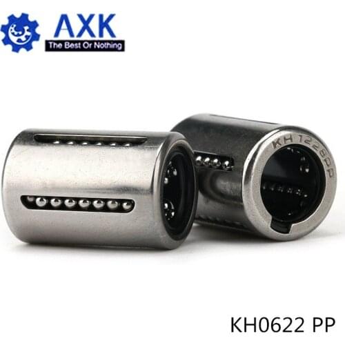 10pcs KH0622PP linear ball bearing scramjet linear motion bearing linear guide rail rod round shaft CNC XYZ