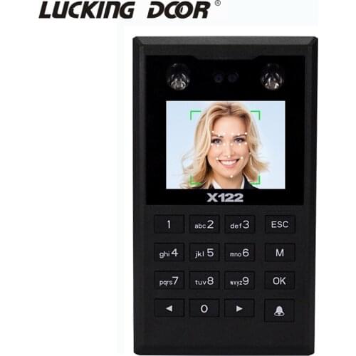 2.8inch TFT screen Face 125KHZ RFID Time Attendance Wiegand 26 Keypad Software Password access control System TCP/IP/USB
