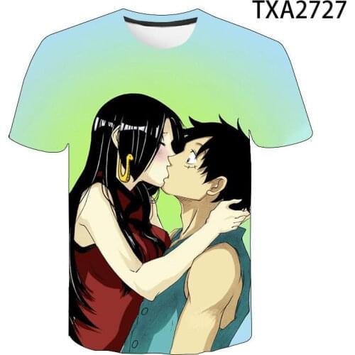 2020 Summer One Piece 3D Printed T Shirts Fashion Streetwear Boy Girl Kids Casual Men Women Children Cartoon T-shirt Tops Tee