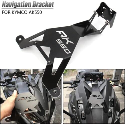 Motorcycle Accessories Front Mid Navigation Bracket GPS Mobile Phone Charging For KYMCO AK550 ak550 AK 550
