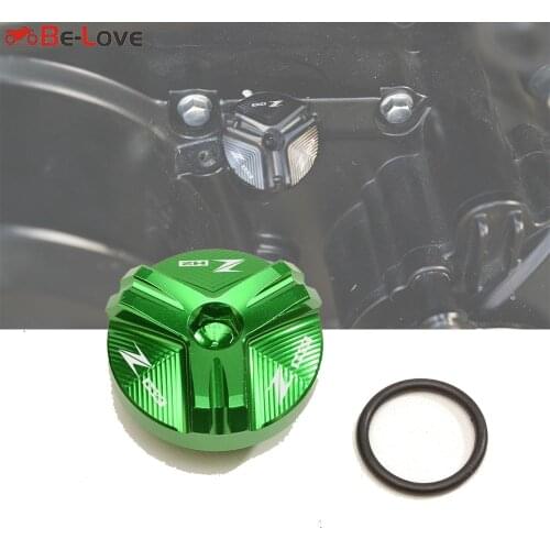 Motorcycle CNC Accessories Engine Oil Filler Cap Plug For KAWASAKI ZH2 Z H2 Zh2 2019-2020 With Logo zh2 Green Oil Filler Cap