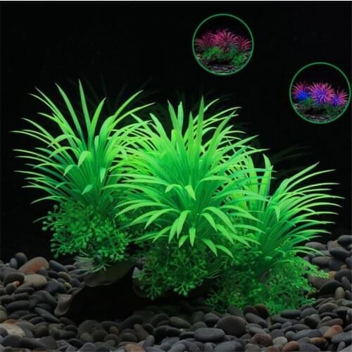 Fish Tank Landscaping Aquarium Ornaments Fake Water Grass Aquatic Plant Decorations Fish Tank Water Grass Decoration