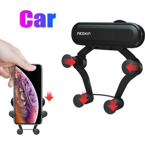 NILLKIN Phone Holder for Car, Auto-Clamping Air Vent Car Mount Holder Stand for iPhone XS For Samsung S10/S10e/S9/ Redmi note 7