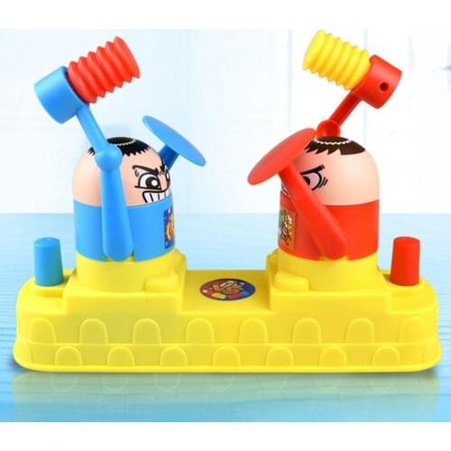 2021 Hot Kids Double Battle Table Board Game Parent-Child Interactive 2-Player Hammer Tap Party Game Funny Education Toy
