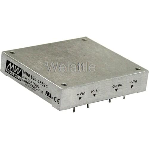 MEAN WELL original MHB150-48S12 12V 12.5A meanwell MHB150 12V 150W DC-DC Half-Brick Regulated Single Output Converter