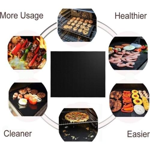Reusable Non-stick Baking Mat Pad Baking Sheet Portable Outdoor Picnic Cooking Barbecue Oven Tool Non-stick Coating Pad