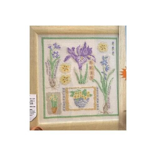 Flowers violet thread Cross stitch kit for needlework and handicrafts Needlework Cross-stitch embroidery set Cross stitch kits