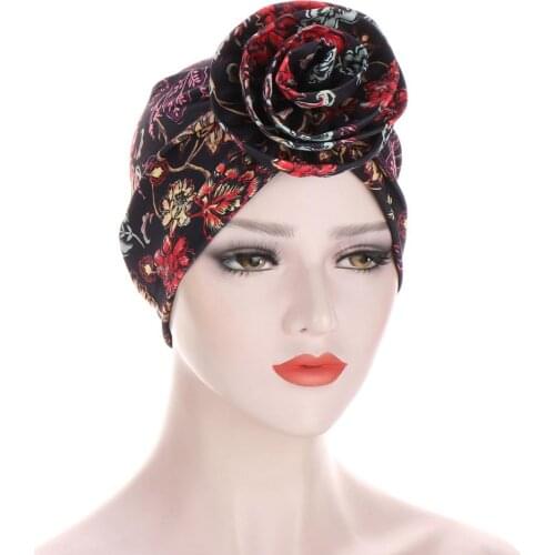 New Floral Turban hats for women chemotherapy Cancer Chemo Beanies Headwear Caps Great for Sister,Wife and Daily Use