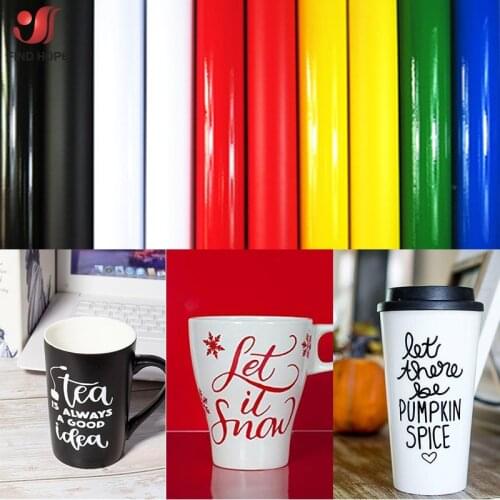 Festival DIY Gift Adhesive Craft Glossy lettering film Permanent Vinyl Roll Design Cup Handmade Glass Car Decal 30*25cm/100cm
