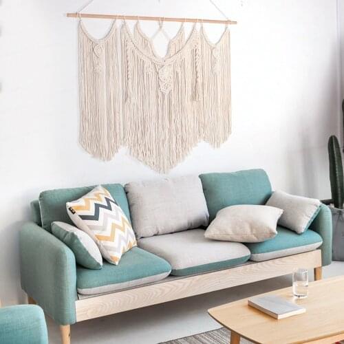 Luxury new design boho wall decor Macrame tassel Wall Hanging Large Tapestry Bohemian Decoration big handmade woven Art Tapestry