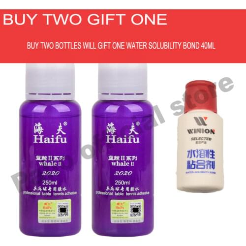 HAIFU WHALE 2 Table Tennis Speed Glue organic 250ml 500ml Effect Whale Tune Synthetic Glue Original HAIFU Ping Pong Glue