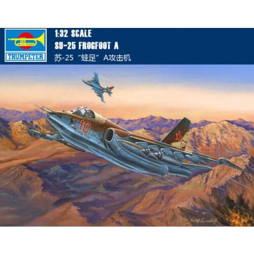 Trumpeter 02276 1/32 Plane Russian Su-25 Frogfoot-A Attack Plane Fighter Model TH06899-SMT6