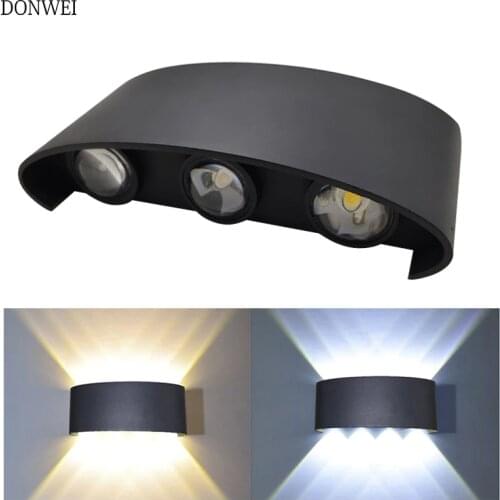 Outdoor Waterproof Wall Lamp For Garden Balcony Porch Light 2W/4W/6W/8W Stair LED Bedside Wall Light Indoor Decor Wall Sconce