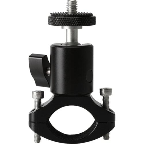 360degree Rotating New Portable Aluminum Metal Universal 1/4 Screw Head Camera Bicycle Handlebar Mount For Xiao Yi Go pro SJ cam