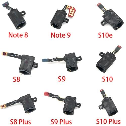 2pcs Earphone Headphone Jack Audio Connection Repair Part For Samsung Galaxy S10 S10e S9 S8 Plus S7 S7 edge S4 Mini Note 8 9